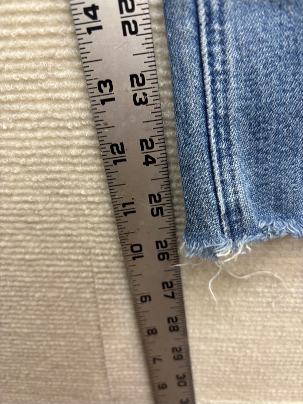 Mother | 27 the pixie dazzler ankle fray boogie down Button-Fly Blue Jeans - Picture 3 of 10